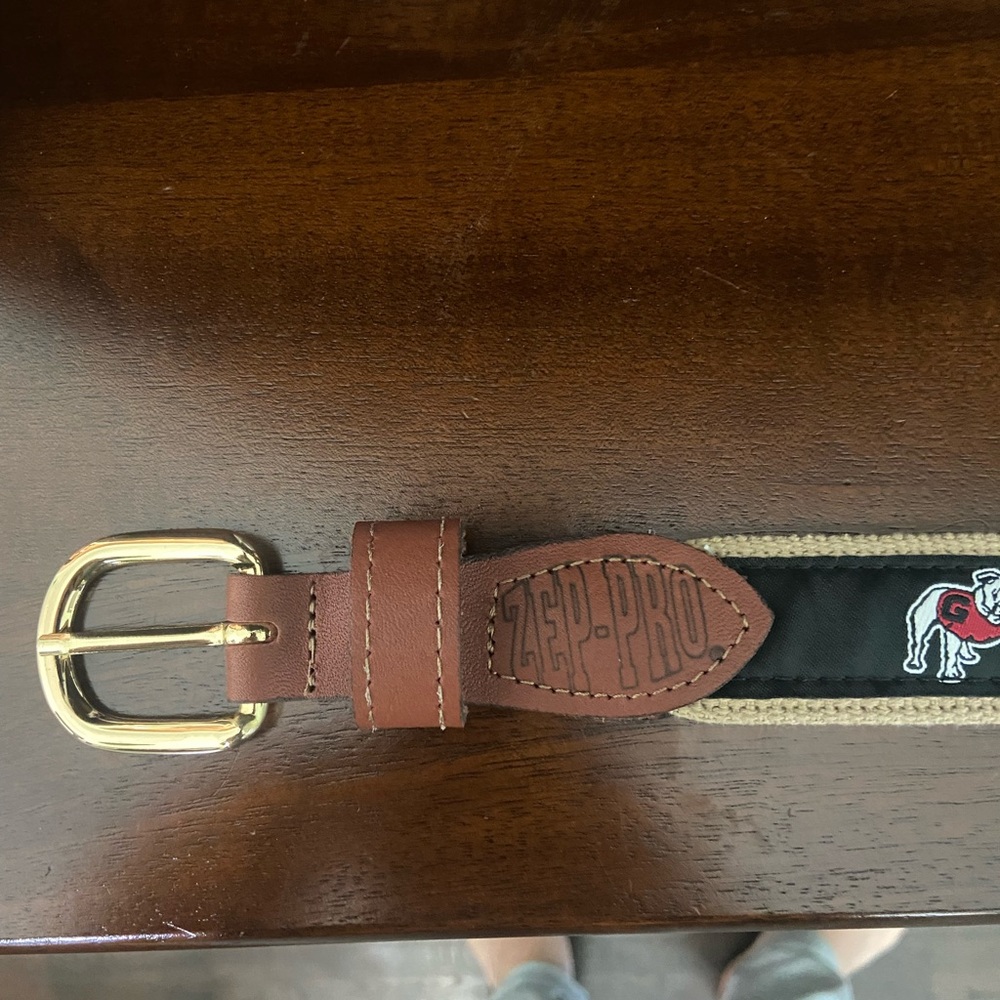 University of Georgia Ribbon Belt